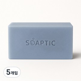 Soptic Moisturizing Moist Soothing Soap CP Natural Soap Face Wash Moisture Skin Soap, 105g, 5 Pieces / 솝틱 보습 촉촉 수딩 비누 CP 천연비누 세수 세안 모이스처스킨 솝, 105g, 5개입