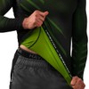 Hayabusa Metaru Long Sleeve Jiu Jitsu Rashguard - Green, Small