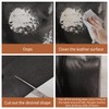 ZESION 2Pcs Self Adhesive Leather Repair Patch, Quick Repair for
