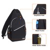 MOSISO Sling Backpack, Multipurpose Crossbody Shoulder Bag Travel Hiking Daypack,
