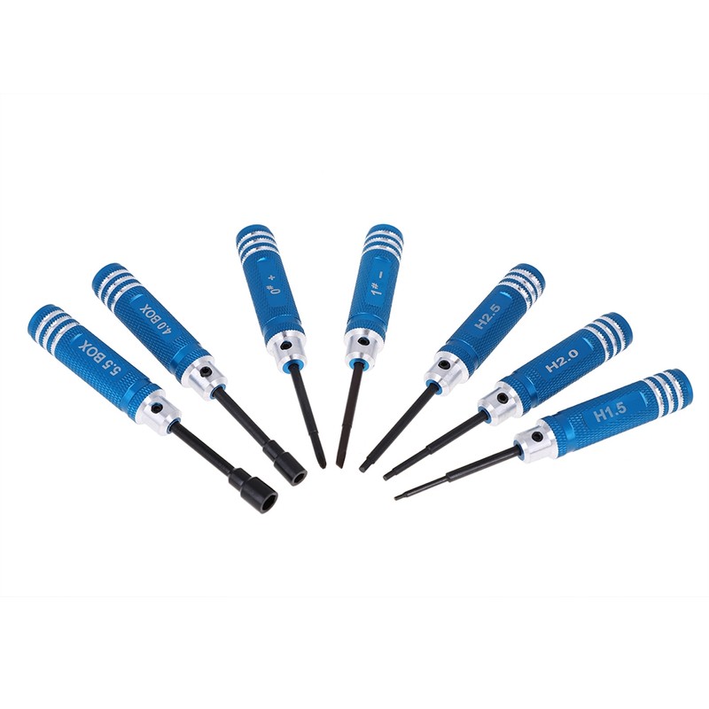 7Pcs Tools Kit Hex Screw Driver Set For Transmitter RC