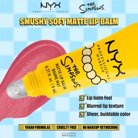 NYX Smushy Matte Lip Balm Smarty Pink – Hidratación y Color Mate