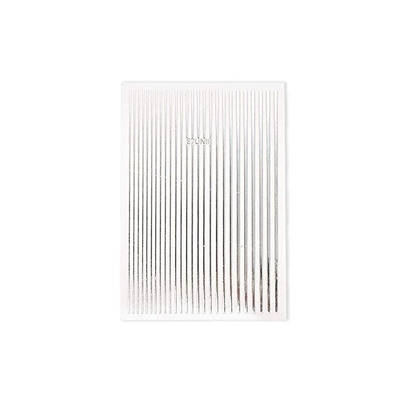 5 Flexible Stripes Sticker - Selbstklebende elastische Streifen in Gold,