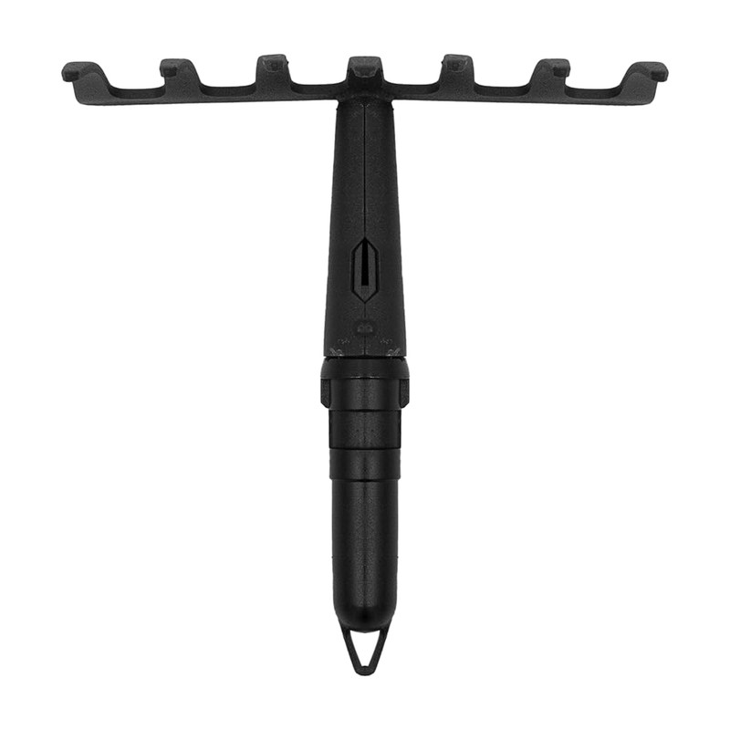 Zenport J4007 Soil Rake Attachment, Garden Multi Tool, Black