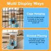 BonHautier Auto Gravity Food Dispenser for Cage Hanging, 41OZ Capacity