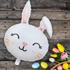 HADCKJA Bunny Balloons Easter Balloons Rabbit Head Foil Balloon for