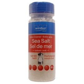 Windsor Salt Mill Refill of Extra Coarse Iodized Sea Salt 397g