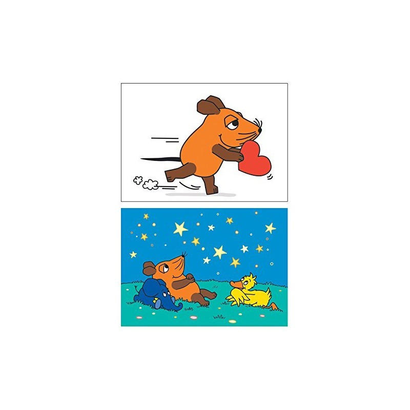 10-He Pack of: The 10 Most Beautiful The Mouse-Postcards +
