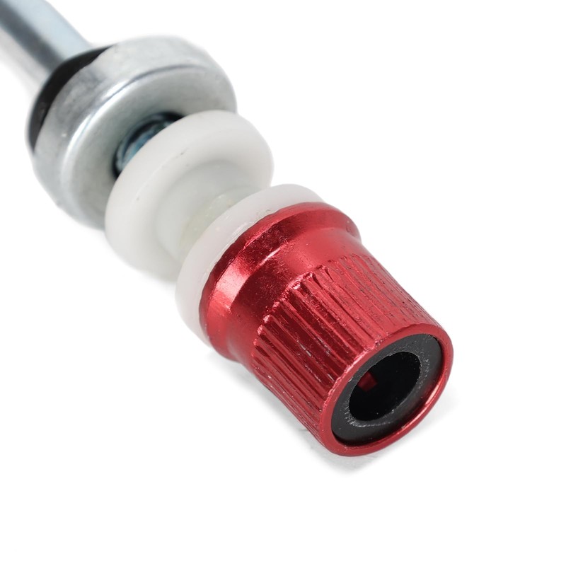 Ruimou 2pcs Aluminum Alloy Bicycle Seatpost Binder Bolt, Red Quick