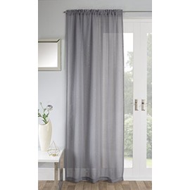Tyrone Textiles Ltd Jewel Grey Diamante Voile Panel (Drop - 72" (183cm))