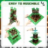 AEEGO Pixel Game Style Cupcake Stand, Three-Tier Cupcake Stand, Premium