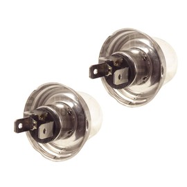 APUK Pair of Headlight Lamp Bulbs 12V Replacement for Ferguson FE35 Massey 35 35X 65 765 Tractor