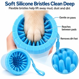 Dog Paw Cleaner Cup for After-Walk Cleaning – Portable Paw Washer for Home and Outdoor Use