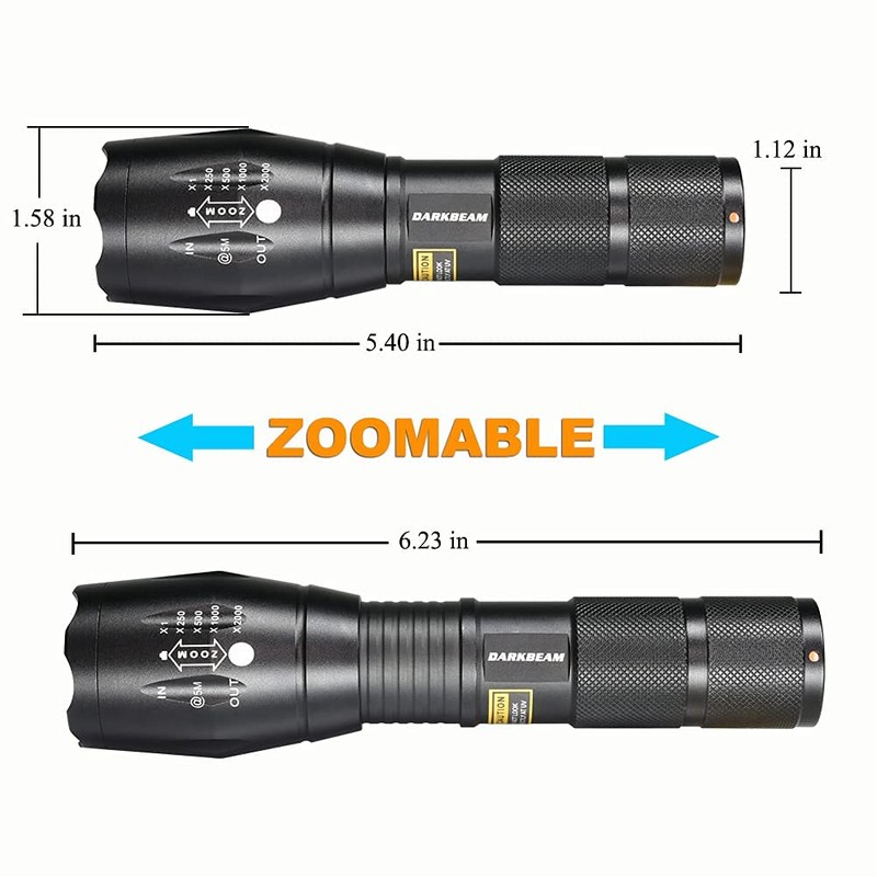 DARKBEAM UV 365nm and 395nm Light Wood's lamp Blacklight Ultraviolet