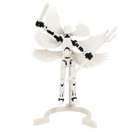 KEGGTUN T13 Action Figure, 3D Printed Multi-Jointed, Titan 13 Action Figures, Multi-Articular Lucky Mobile Robot Nova T-13, Desktop Decorations for Game Lovers Toys