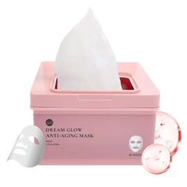 glowiest Mascarilla Facial Dream Glow Beauty(30 Unidades)(Colágeno  Pdrn De Salmón) Mascarilla Facial Coreana Para El Cuidado De La Piel, Antiedad,...