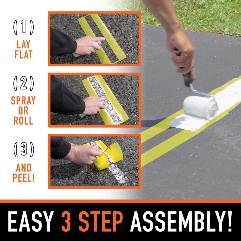 Franklin Sports Basketball Court Stencil - Easy to Use Basketball