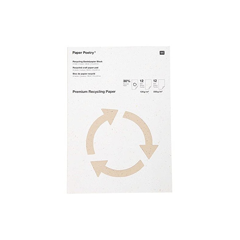 Premium Craft Pad A4 Recycled Paper