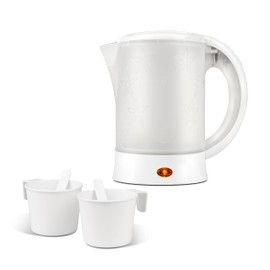 Girmi BL04 Travel Kettle Capacity 0.6L 600W 2 Cups Measuring Cup White