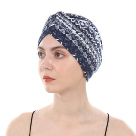 YEHUDAF LEE Turbans for Women - Elastic Headscarves Chemo / Bandana Women - Comfortable Headwear (Multi-Colour) (DE/NL/SE/PL, Alphanumeric, One Size, 16)