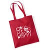 Huuraa Jute Bag Be Happy Bee Bag Cotton 10 Litres