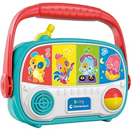 Clementoni - 17459 - Baby Radio - Juguetes bebé con Sonido a Partir de 10 Meses, Juego de imitación con Sonido para niños de 1 año, Interactivo para Niños, Sonidos Y Luces