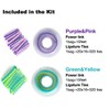 2 Color Mixed Dental Orthodontic Ligature Ties Kits Teeth Braces