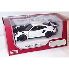 Corgi K’INSMAR’T white P0RSCHE GT2 RS car pull back and go action 1:36ish diecast model