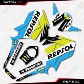 Factory EFX Repsol Graphic Decal Sticker kit fits Honda Grom 125 2013 2014 2015 2016 MSX125