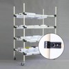 Pack of 10 T Pipe Clamps Connection Pipe Connector End