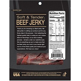 Organic Beef Jerky, 100% Grass-Fed, Teriyaki Flavor, 2.25 Ounce (Pack of 2)