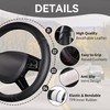 Car Pass Classical Leather Automotive Universal Steering Wheel Covers,Universal Fit