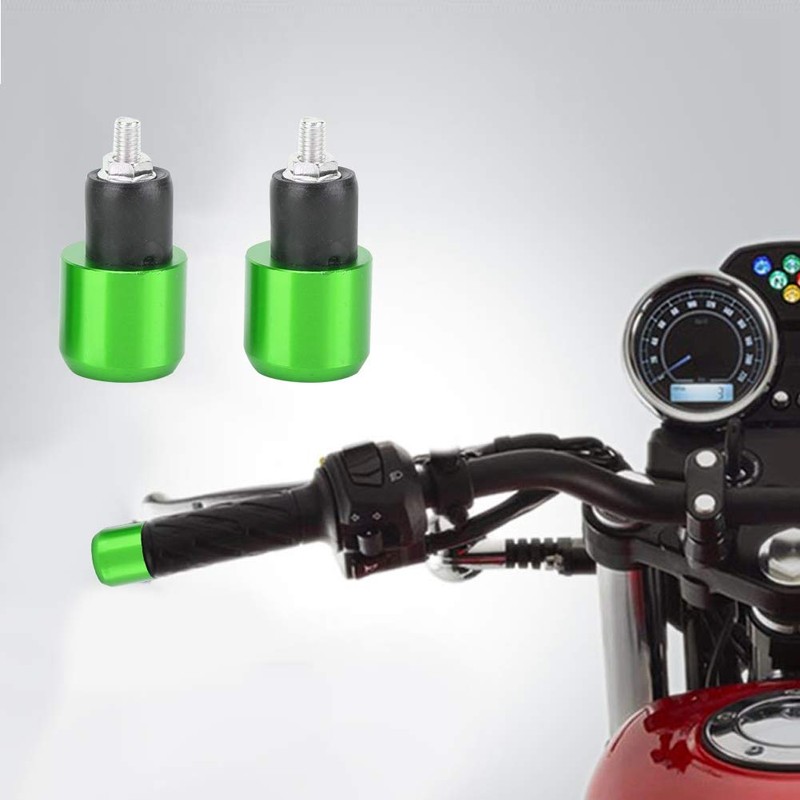 Handlebar CNC Aluminum Bar End Caps, 2Pcs Universal 18-22 Mm