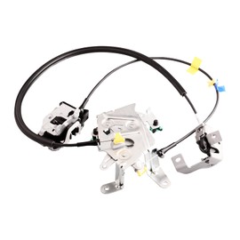 unikpas Rear Right Door Lock Latch w/Cable Assembly Compatible for Ford F250 F350 Super Duty Extended Cab 1999-2007 Passenger Rear Door Upper&Lower Latch repalcement 6C3Z28264A00AA