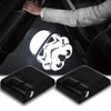 2pcs 3D Magnetic Car Door Step LED Welcome Logo Shadow