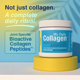 My Daily Collagen - Premium Multi Collagen Peptides Powder with Vitamin C for Joint Support, Cartilage Health, Knotted Shoulders, & Knee Comfort for Men and Women - Flavorless - 30 Servings