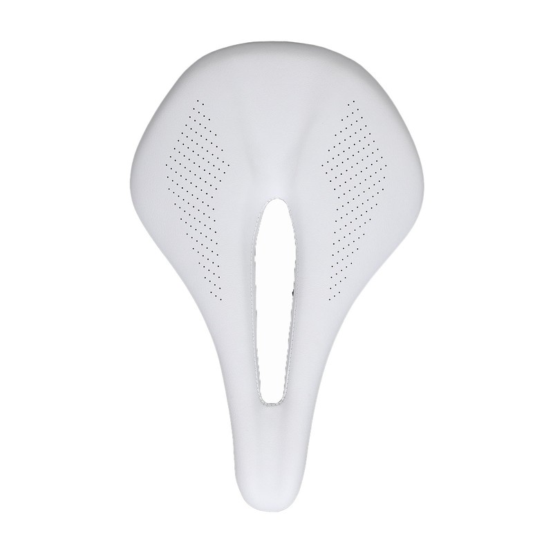 155mm Widen Carbon Fiber Leather Bicycle Saddle Cushion Hollow Cycling