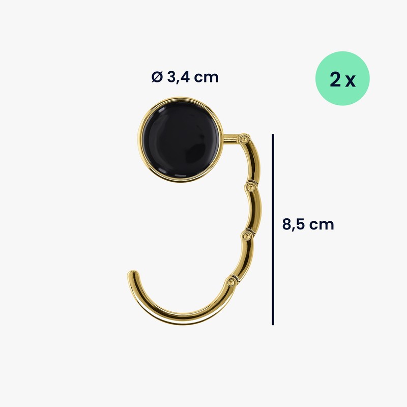 kwmobile Purse Hanger for Table (Set of 2) - Purse