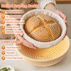 Olforce Banneton Bread Proofing Baskets,10"Round & 11"Oval Proofing Basket with