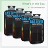 Homaisson 4 PCS Magnetic Gas Level Indicator, Reusable Propane Fuel