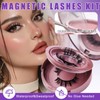 Premium Magnetic Eyelashes Set - 2 Pairs with Applicator |