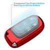 Tukellen for Jeep Dodge Key Fob Cover Premium Soft Full