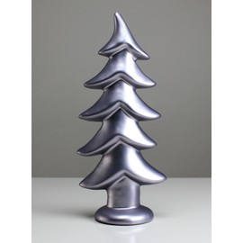 Christmas Tree Christmas Tree Christmas Decoration Ceramic Platinum 13 cm