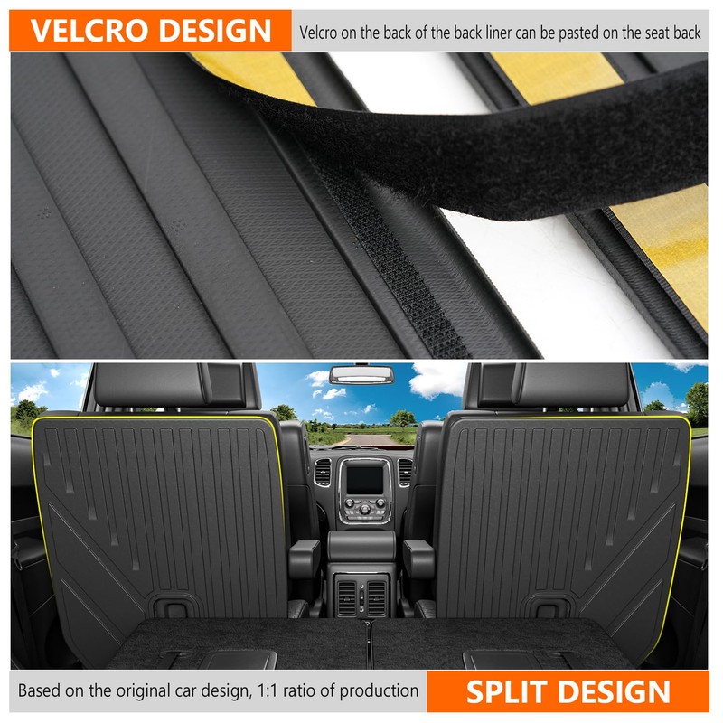 powoq 6 Seats Cargo Mat Compatible with 2016-2025 Dodge Durango