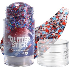 Brillo Corporal Maquillaje de Brillo Holográfico 35g Purpurina para Cabello, Ojos, Rostro y Cuerpo para Conciertos Festivales Discotecas Escenarios Cumpleaños Mujeres