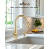 APPASO Kitchen Faucets Touchless, Gold Kitchen Sink Faucets with Soap
