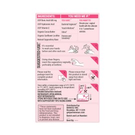 PURE WOMAN pH-ighter 10 Vaginal Boric Acid Suppositories for Women with Hyaluronic Acid - 4 in 1 Vaginal Suppositories for Discomfort, Dryness, Odor & pH Balance for Women - Full Vaginal Health Care