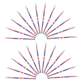 SEWACC 24pcs Uk Flag Pattern Wood Pencils with Eraser Toppers Easy to Sharpen Writing Tools for School Classroom and Art Projects Vibrant Patriotic Stationery Supplies