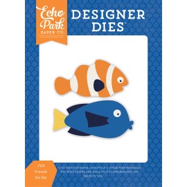 Echo Park Designer Dies Fish Friends Set S-6 - NEW