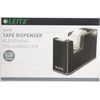 Leitz Klebeband-Tischabroller, Fester Stand, Klebebandabroller Inkl. Klebeband, Schwarz/Grau, Duo-Farbe, 53640095